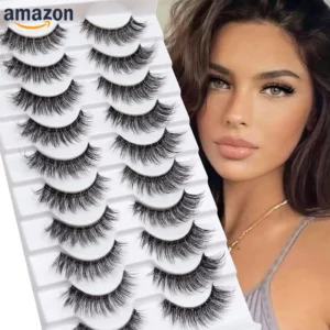 Voilasshh Lashes Wispy Clear Band Natural False Eyelashes