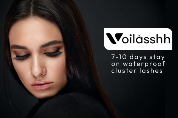 Voilasshh DIY Eyelash Extension Kit with 156 Pcs Lash Clusters